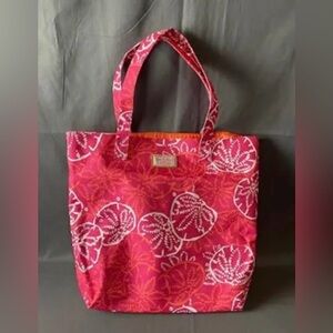 Lilly Pulitzer Estee Lauder Woman's Tote Sand Dollar Theme